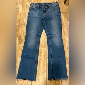 Old Navy Kicker Boot Cut Mid-Rise Jeans, size 10.
